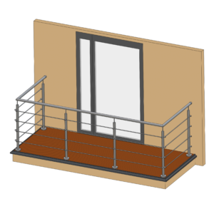 Balustrady balkonowe